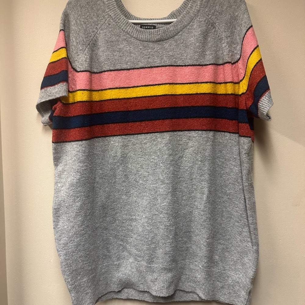 Torrid Gray Knit Sweater